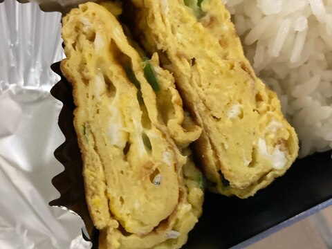 刻みネギ入り卵焼き